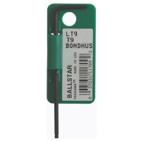 Ключ Bondhus TORX 9х74мм, Г-образный; CrV сталь; сферич. (арт. 11709) Ключ Bondhus TORX 9х74мм, Г-образный; CrV сталь; сферич. (арт. 11709)