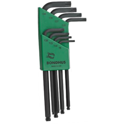 Bondhus TORX wrench 20x91mm, L-shaped, CrV steel, spherical (art, 11720)
