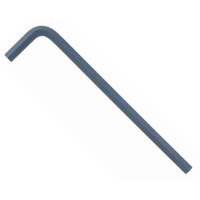 BONDHUS 9/64"x101x20 mm hex wrench, L-shaped, CrV steel (12108_)