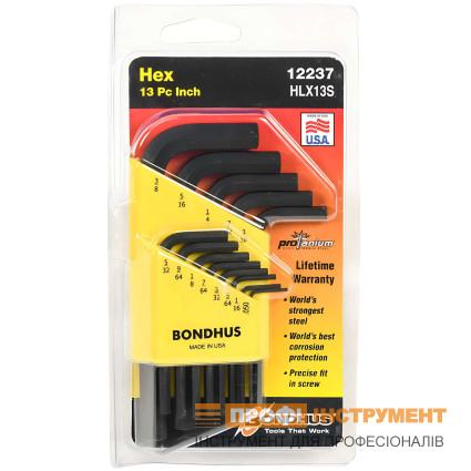 Набор ключей BONDHUS ( БОНДХУС ) Hex End L-Wrenches ProGuard