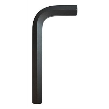 BONDHUS hex wrench 27x244 mm, L-shaped, CrV steel, phosphated,