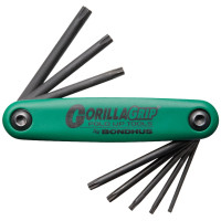 Набор ключей BONDHUS ( БОНДХУС ) складной TORX 8 шт; Tx9/Tx10/Tx15/Tx20/Tx25/Тх27/Тх30/Тх40.