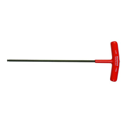 Screwdriver BONDHUS T-shaped hex spherical 4 mm 220 mm,