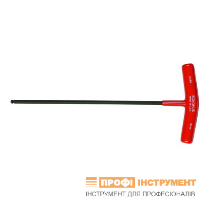 Screwdriver BONDHUS T-shaped hex spherical 5 mm 220 mm, Screwdriver BONDHUS T-shaped hex spherical 5 mm 220 mm,