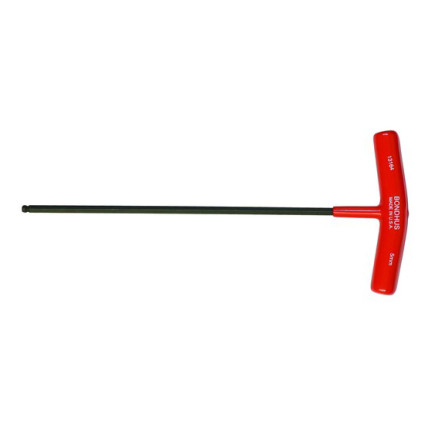 Screwdriver BONDHUS T-shaped hex spherical 5 mm 220 mm,