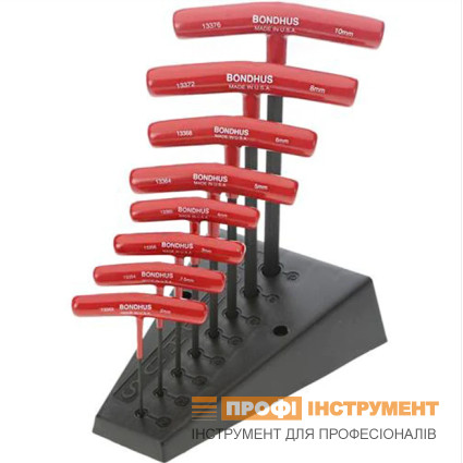 Набір викруток Т-подібних BONDHUS (БОНДХУС) Hex End T-Handle Sets ProGuard 13389