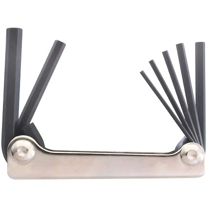 BONDHUS hexagonal wrench set 1,5 - 6 mm (7 pcs) (14592)