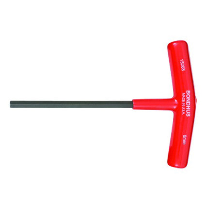 Отвертка Т - образная BONDHUS ( БОНДХУС ). шестигранная. 6мм. Hex End T-Handle Sets ProGuard 15268