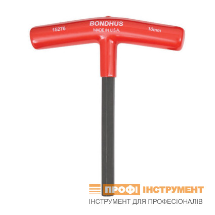 Отвертка Т - образная BONDHUS ( БОНДХУС ). 10мм. Hex End T-Handle Sets ProGuard 15276
