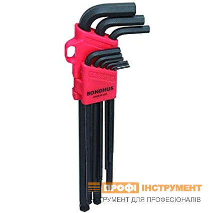 Набор ключей BONDHUS ( БОНДХУС ) Ball End L-Wrenches ProGuard 16099