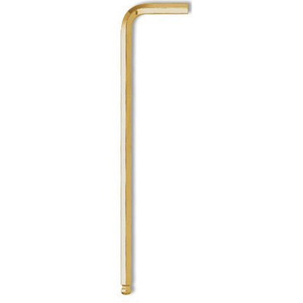 BONDHUS hex wrench 3/8", L-shaped, 171mm, CrV steel, spherical