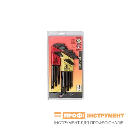 Set of BONDHUS hex wrenches 22 pcs, ,050-3/8" + 1,5-10mm, spherical, IP, Set of BONDHUS hex wrenches 22 pcs, ,050-3/8" + 1,5-10mm, spherical, IP,