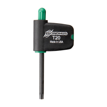 Викрутка BONDHUS (БОНДХУС) Torx T5, ??CrV сталь, ручка прапорця типу, L-33 мм.