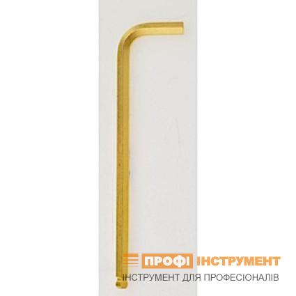 BONDHUS hex key 6,0x139 mm, L-shaped, CrV steel, the GoldGuard series, spherical