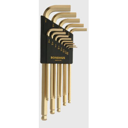 Wrench set BONDHUS Ball End L-Wrenches GoldGuar 38237