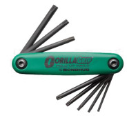Набір ключів BONDHUS (БОНДХУС) Tamper Resistant TORX GorillaGrip Fold Ups 12636