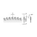 CMT saw blade - 190x2.8x30 mm; Z 40; -6 deg; TCG; aluminum; col. met.; laminate, plastics, wood (296.190.40M)