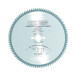 CMT saw blade - 190x2.8x30 mm; Z 40; -6 deg; TCG; aluminum; col. met.; laminate, plastics, wood (296.190.40M)