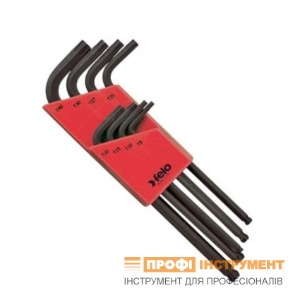 Набір ключів FELO TORX зі сферичною голівкою, 8 шт (34808000)