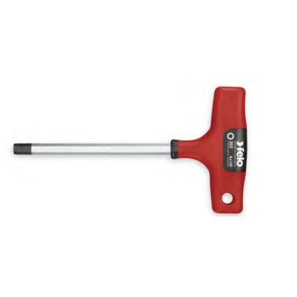 FELO T-shaped screwdriver, HEX 3,0x150 mm, SoftGrip handle cover (30303560)