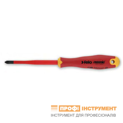 High-voltage screwdriver FELO ERGONIC VDE E-slim 1000V PH1x80x105 mm (41419290)
