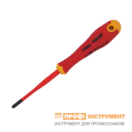 High-voltage screwdriver FELO ERGONIC VDE E-slim Plus/Minus 1000V H1x80x105 mm (41619290)