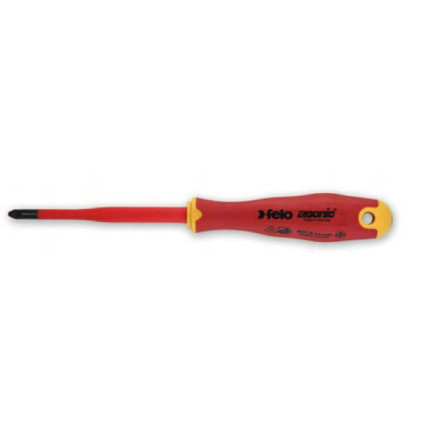 High-voltage screwdriver FELO ERGONIC VDE E-slim Plus/Minus 1000V Z2x100x115 mm (41729390)