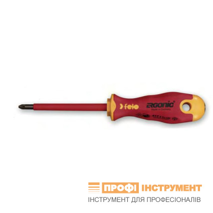 High-voltage screwdriver FELO ERGONIS VDE Plus/Minus 1000V Z2x100x106 mm (41720390)
