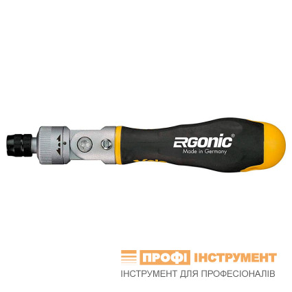 Отвертка-держатель бит FELO ERGONIS K с карданным шарниром и храповым механизмом (43899940)