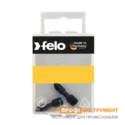 Бита FELO PH2х25 мм IMPACT блистер 2 шт (02202241)
