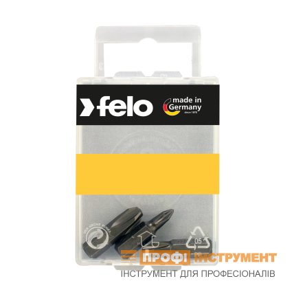 Набор бит FELO INDUSTRIAL PH1/PH2/PH3x25 мм (02293116)