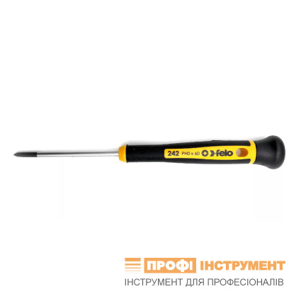 Викрутка хрестова для точних робіт FELO - PH 0х60х90 мм (24200160)