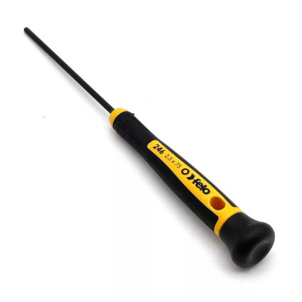 Викрутка для точних робіт FELO - HEX 2,5х75х90 мм, DIN ISO 2380 (24625260)