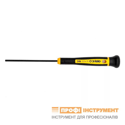 Викрутка для точних робіт FELO - HEX 2,5х75х90 мм, DIN ISO 2380 (24625260)