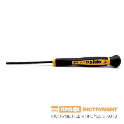 Викрутка шестигранна для точних робіт FELO - HEX 3,0х75х103 мм (24630260)