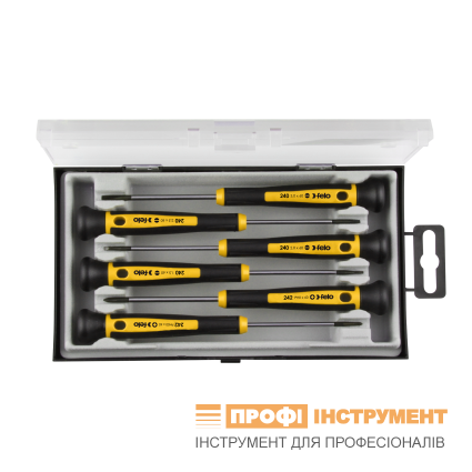 Набор отверток для точных работ FELO TORX6-TORX9, HEX 1,5 - HEX 2,0 (24896166)