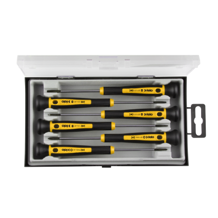 Набор отверток для точных работ FELO TORX6-TORX9, HEX 1,5 - HEX 2,0 (24896166)
