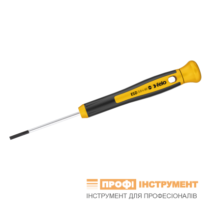 Викрутка для точних робіт шліц 1,5x0,23x60x90 мм FELO ESD Safe (25015160)