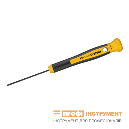 Викрутка для точних робіт спеціалізована HEX 2,5x75x90 мм FELO ESD Safe (25625260)