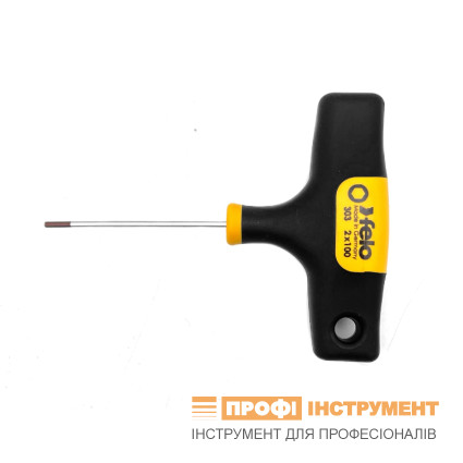 FELO T-head hexagon screwdriver - HEX 2.0x100 mm (30320360)