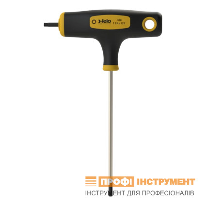 Отвертка Т-образная FELO TORX T15х125 мм с дополнительным боковым жалом под углом 90° (31815360)