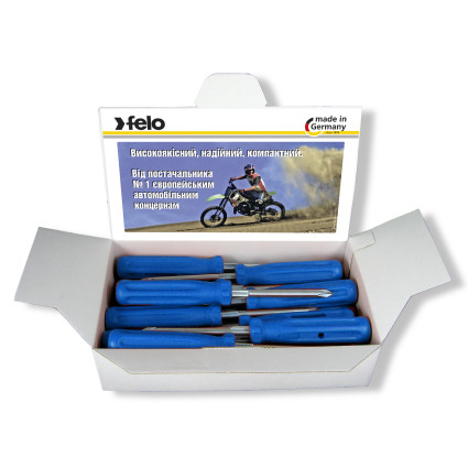 Отвертка автомобильная двусторонняя FELO - PH2/SL6.0x1.2 (32657040)