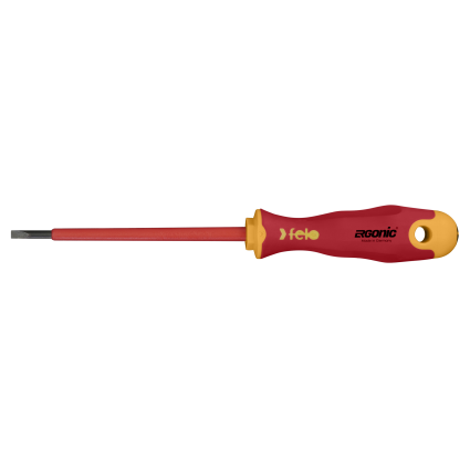 Викрутка діелектрична FELO SL ERGONІС VDE 1000V 3,5х0,6х100х86 мм (41303590)