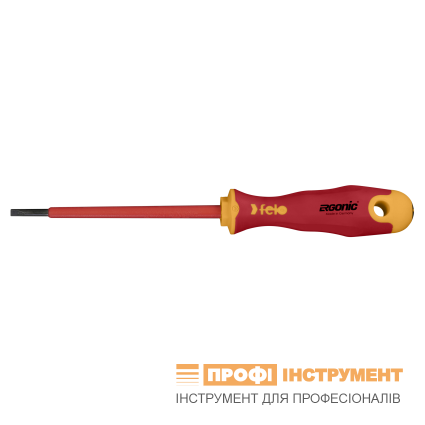 Викрутка діелектрична FELO SL ERGONІС VDE 1000V 4,0х0,8х100х94 мм (41304090)