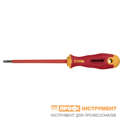 Викрутка діелектрична FELO SL ERGONІС VDE 1000V 4,5х1,0х125х101 мм (41304590)