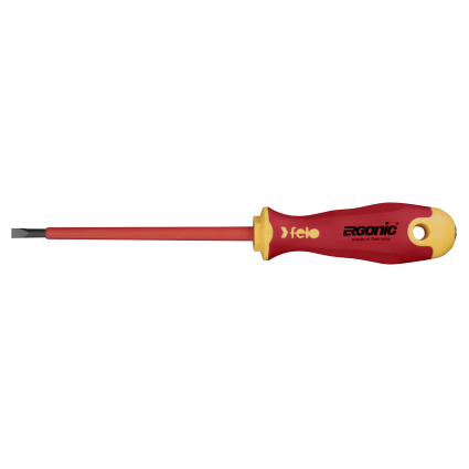 Викрутка діелектрична FELO SL ERGONІС VDE 1000V 5,5х1,0х125х101 мм (41305590)