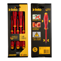 Набір викруток діелектричних FELO ERGONIC VDE E-slim 1000V (41385198)