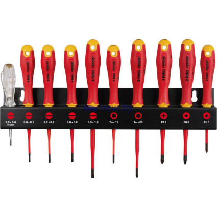 FELO Ergonic VDE E-slim 1000V Dielectric Screwdriver Set (41391093)