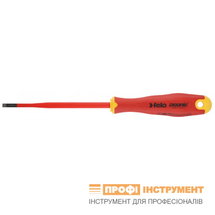 Викрутка високовольтна плоска FELO - ERGONIC VDE E-slim 3,5х0,6x100х105 мм (41393590)