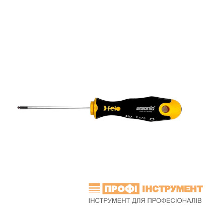 Отвертка со сферической головкой FELO - HEX 2,0х75х86 мм (42720240)